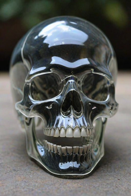 transparent skull