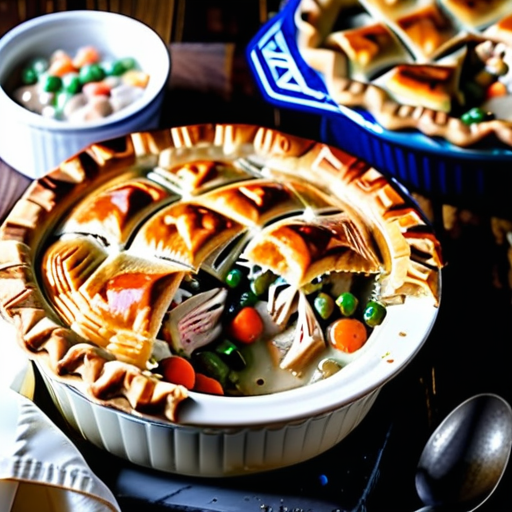 what goes with a chicken pot pie