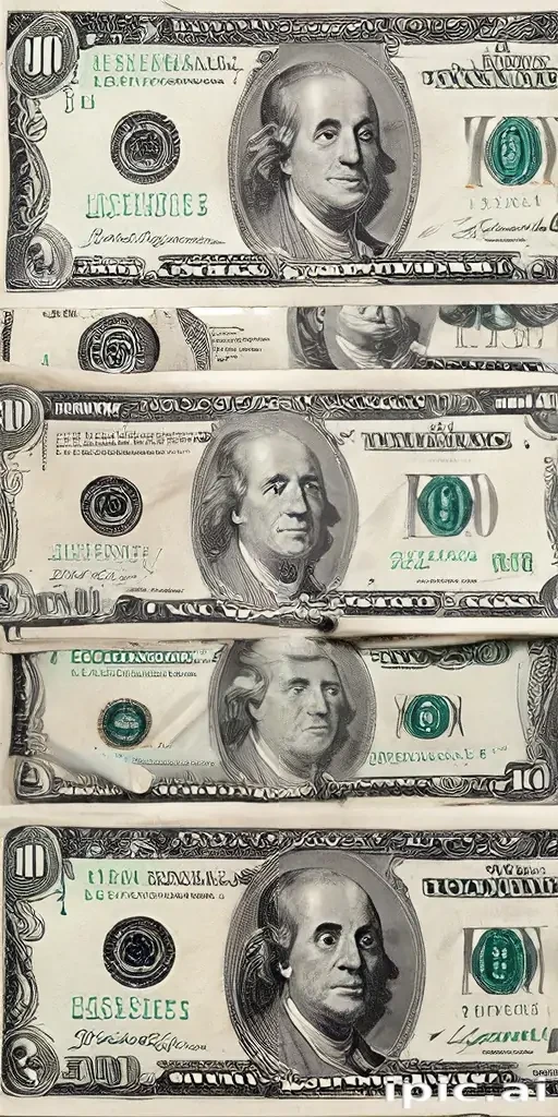 money with transparent background