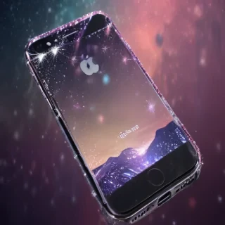 sparkly iphone background