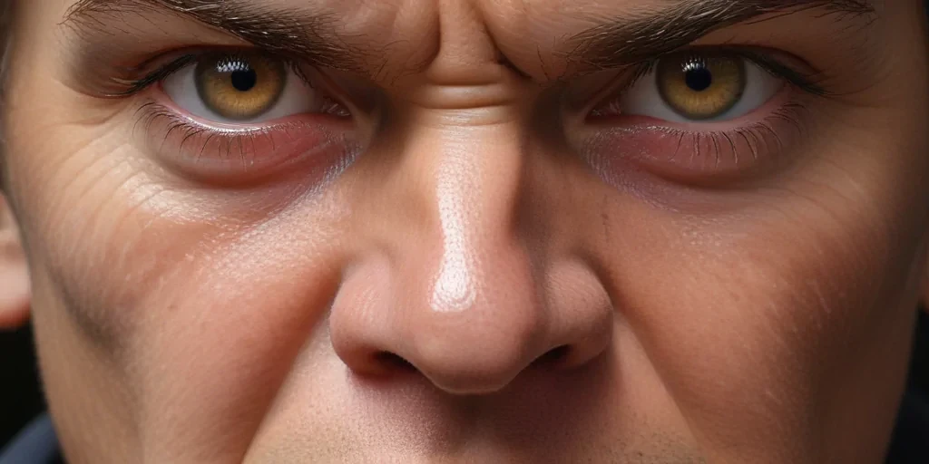 angry face