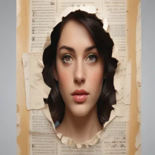 torn paper transparent