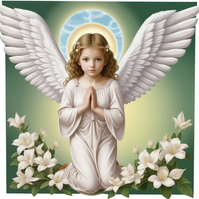 clipart of angels with wings