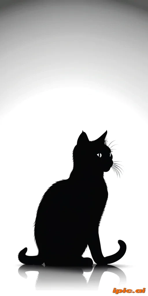 cat silhouette png
