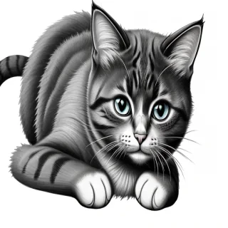 cat drawing png
