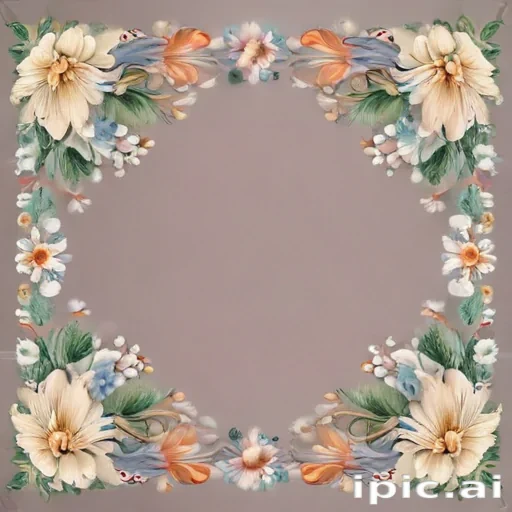 free flower border clipart