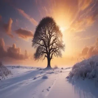 january background