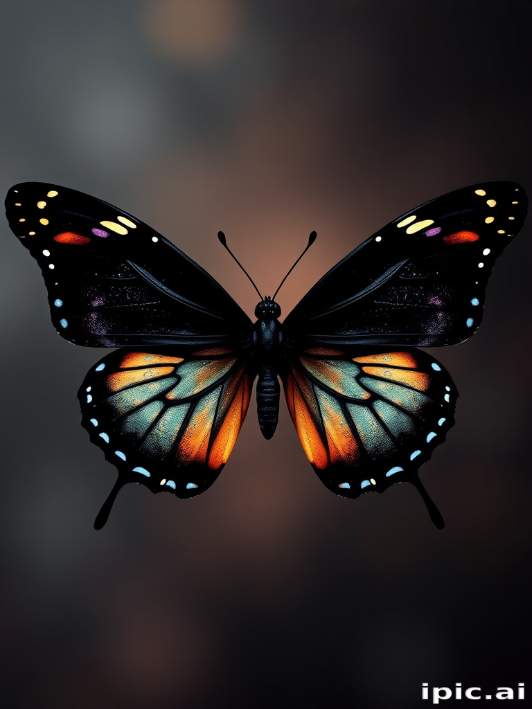black butterfly wallpaper hd