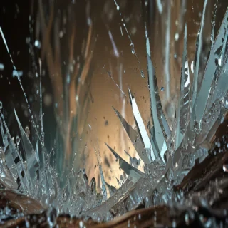 wallpaper broken glass