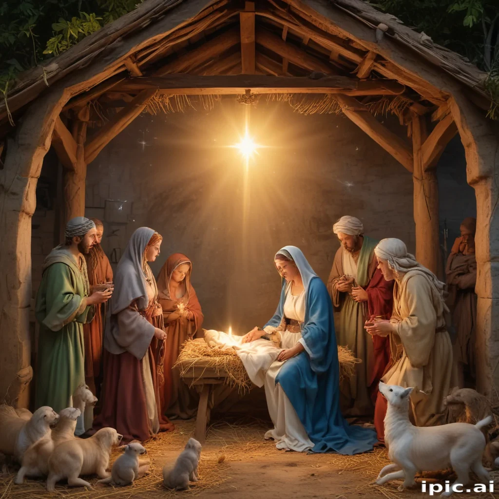 free nativity scene background images
