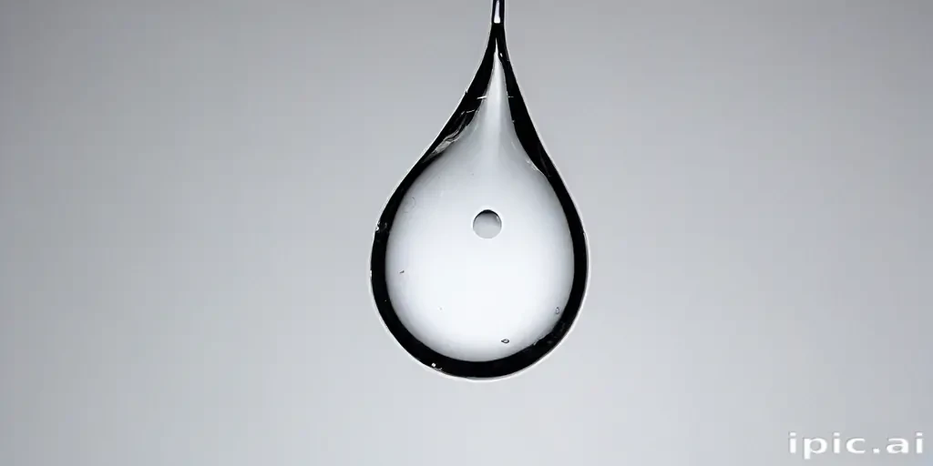 transparent water drop