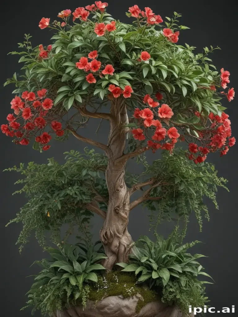 plants no background
