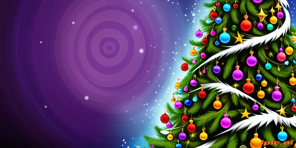 christmas tree pc wallpaper