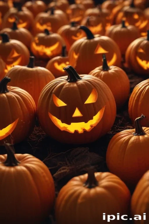 halloween pumpkin background