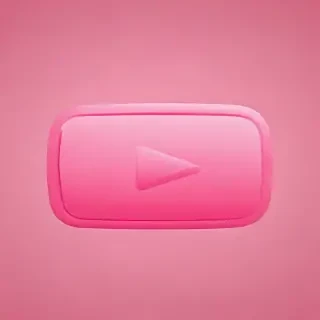 pink youtube logo