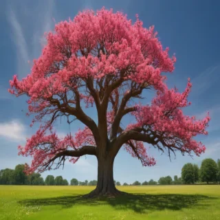 trees no background