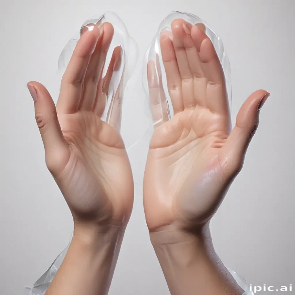 transparent prayer hands