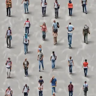 people walking png