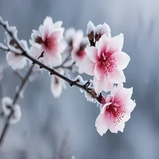 winter flower wallpaper background