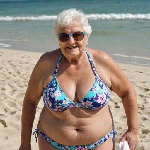fat granny in bikini