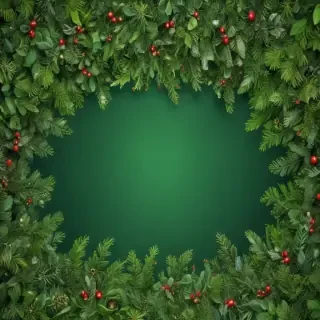 green christmas background