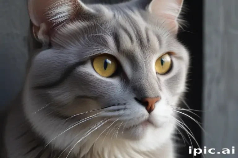 grey cat