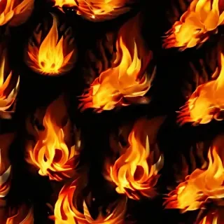 background with fire