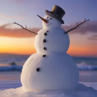 png snowman