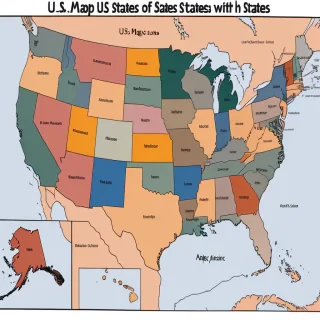 us map with states