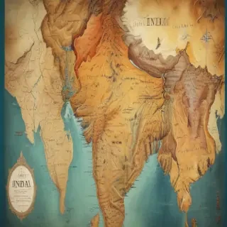 map of india