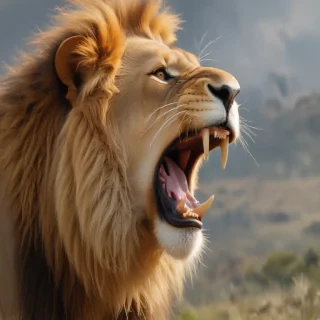 lion roar png