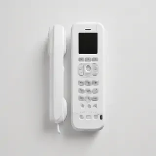 icon phone white