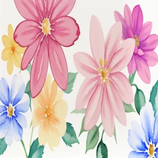 watercolor flower background