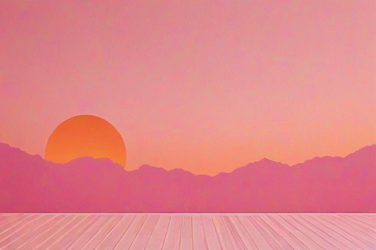 pink and orange aesthetic wallpaper
