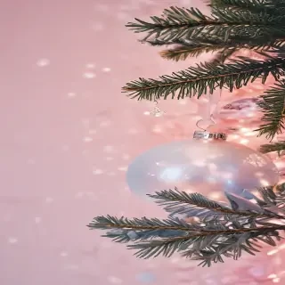 pastel aesthetic christmas wallpaper