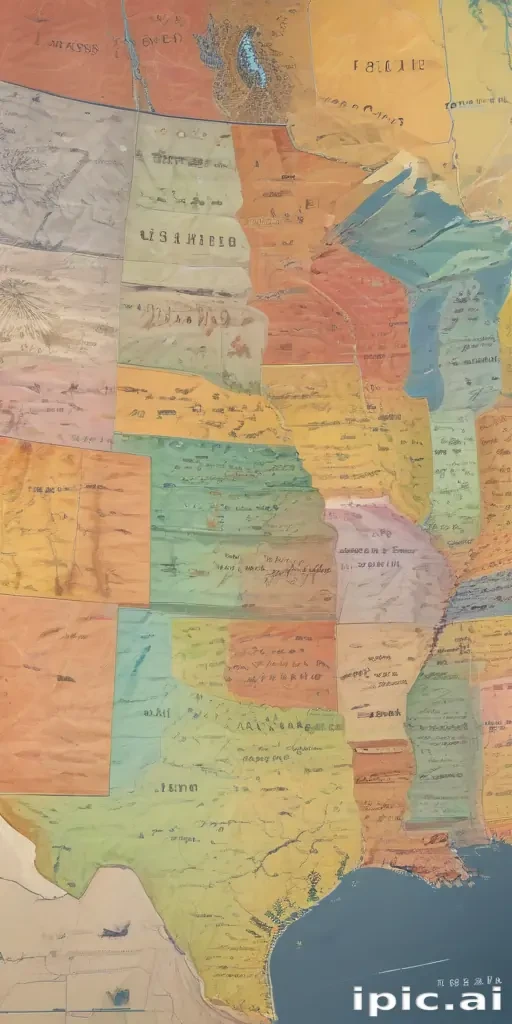 map of usa states