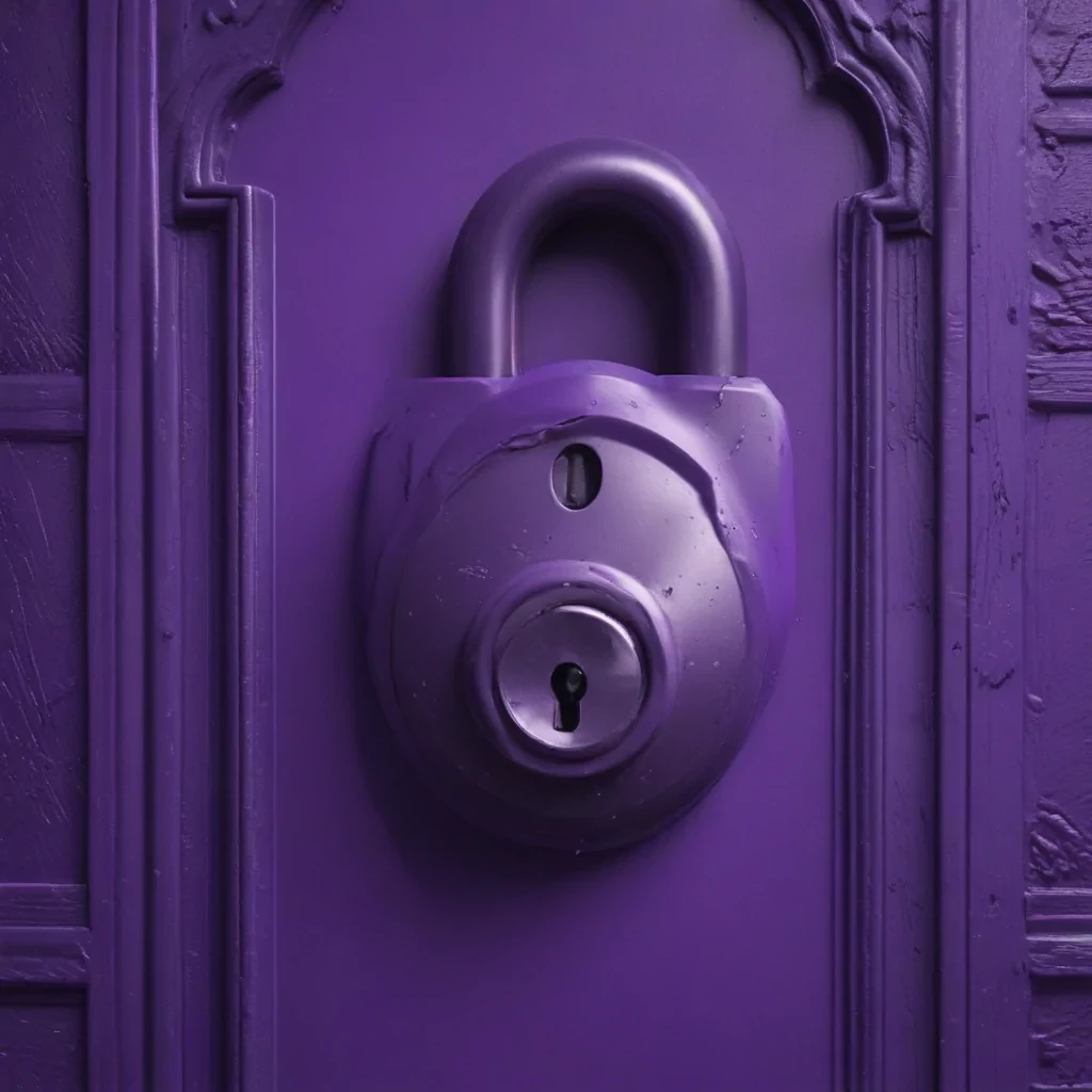 purple lock screen