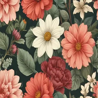 vintage flower illustration