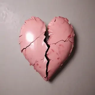 broken heart aesthetic