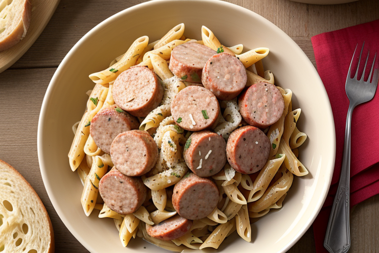 cajun pasta with andouille sausage