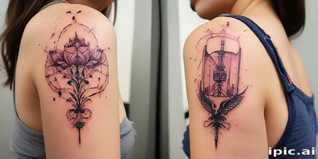 transparent tattoos