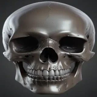 transparent skull png