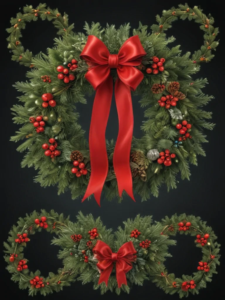christmas wreath clip art