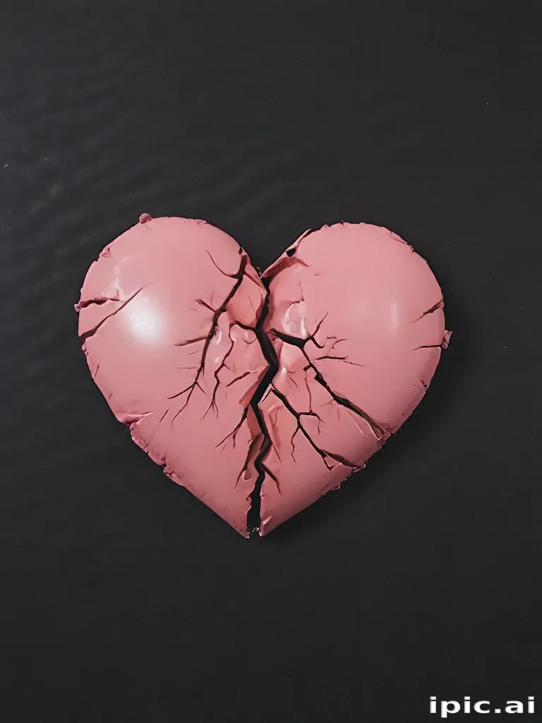 broken heart aesthetic