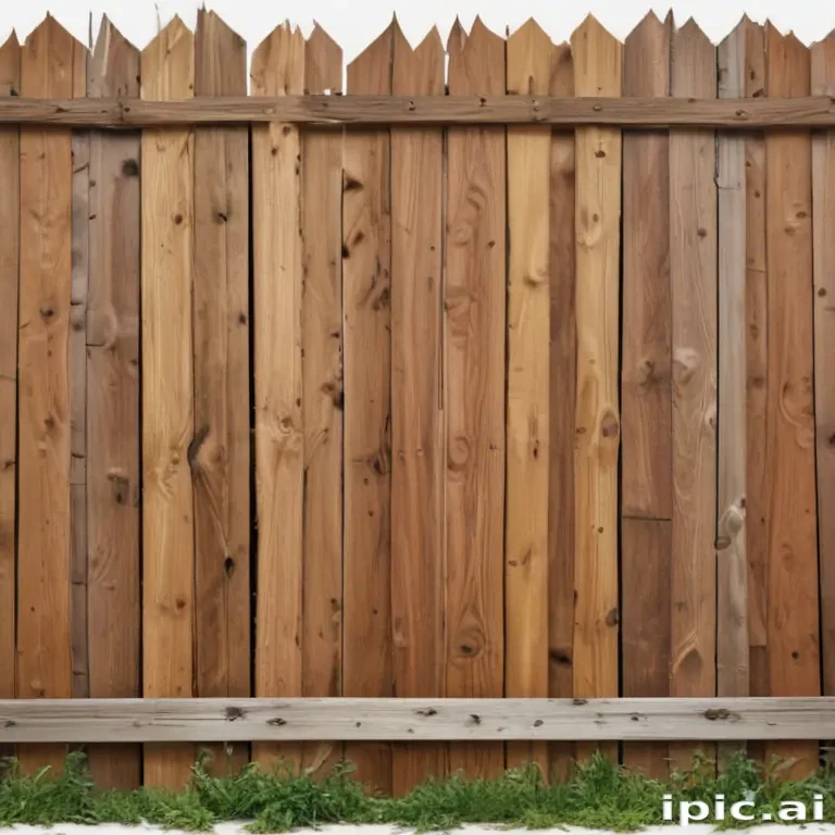 wood fence png