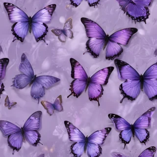 purple butterflies wallpaper