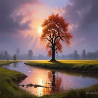 oil painting wallpaper
