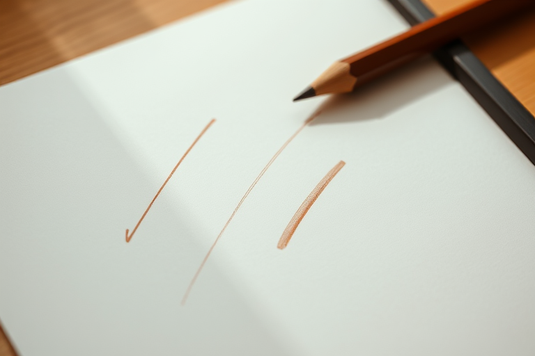 Create a high-resolution illustration of a brown pencil drawing, using a DSLR camera with a 50mm lens at f/2.8 aperture, shot in natural light from a top-down view with a shallow depth of field.