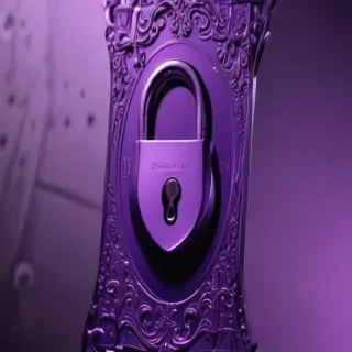 purple lock screen
