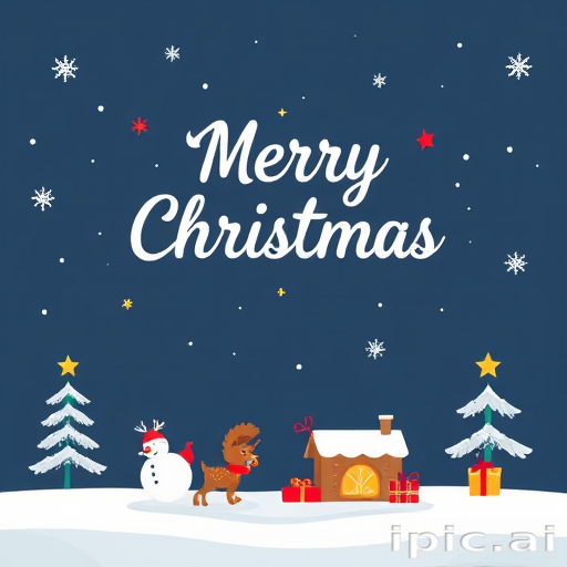 merry christmas png transparent